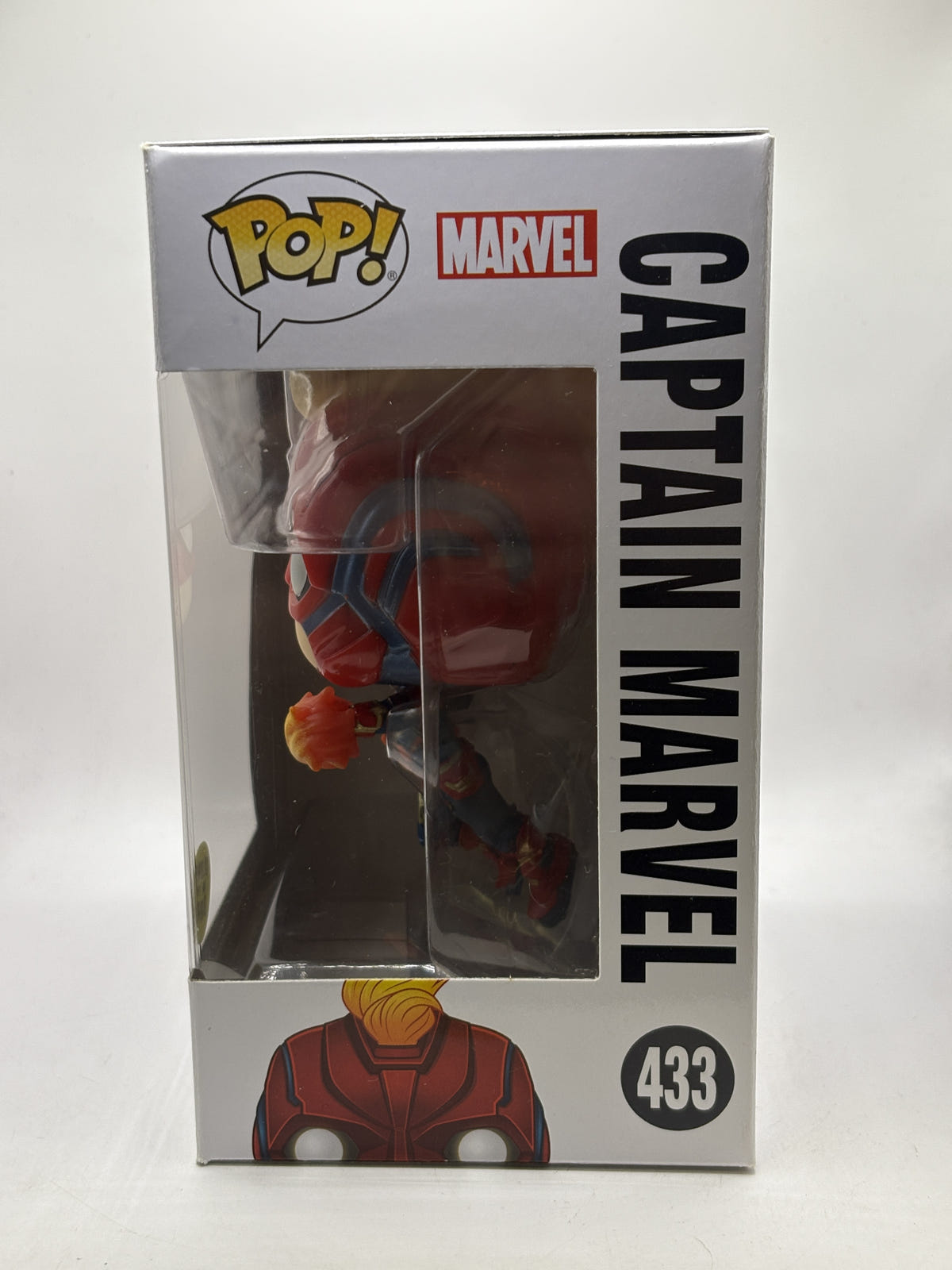 Funko POP! Marvel Captain Marvel #433 Captain Marvel Bobble-Head Glow in the Dark — right image 2