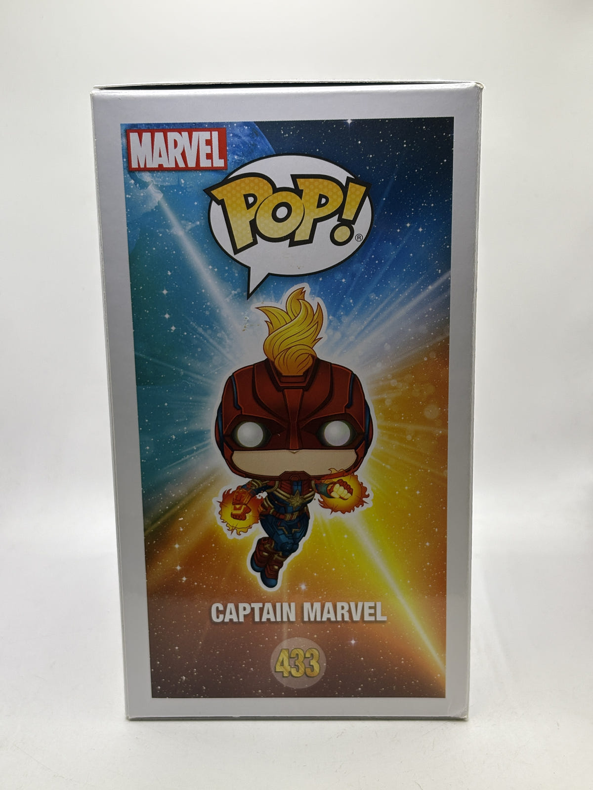 Funko POP! Marvel Captain Marvel #433 Captain Marvel Bobble-Head Glow in the Dark — left image 4