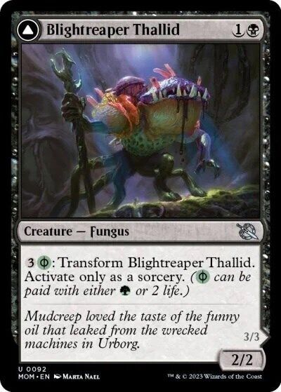 Blightreaper Thallid - March of the Machine FOIL - NM - 0092 U - MTG FRENLY BRICKS - Open 7 Days