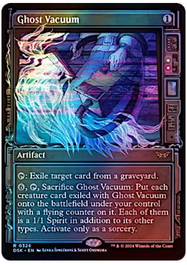 Ghost Vacuum (0326 - Showcase) Duskmourn: House of Horror FOIL FRENLY BRICKS - Open 7 Days