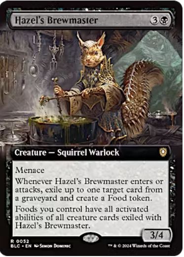 Hazel's Brewmaster (0052 - Extended Art) Bloomburrow 0052 FRENLY BRICKS - Open 7 Days