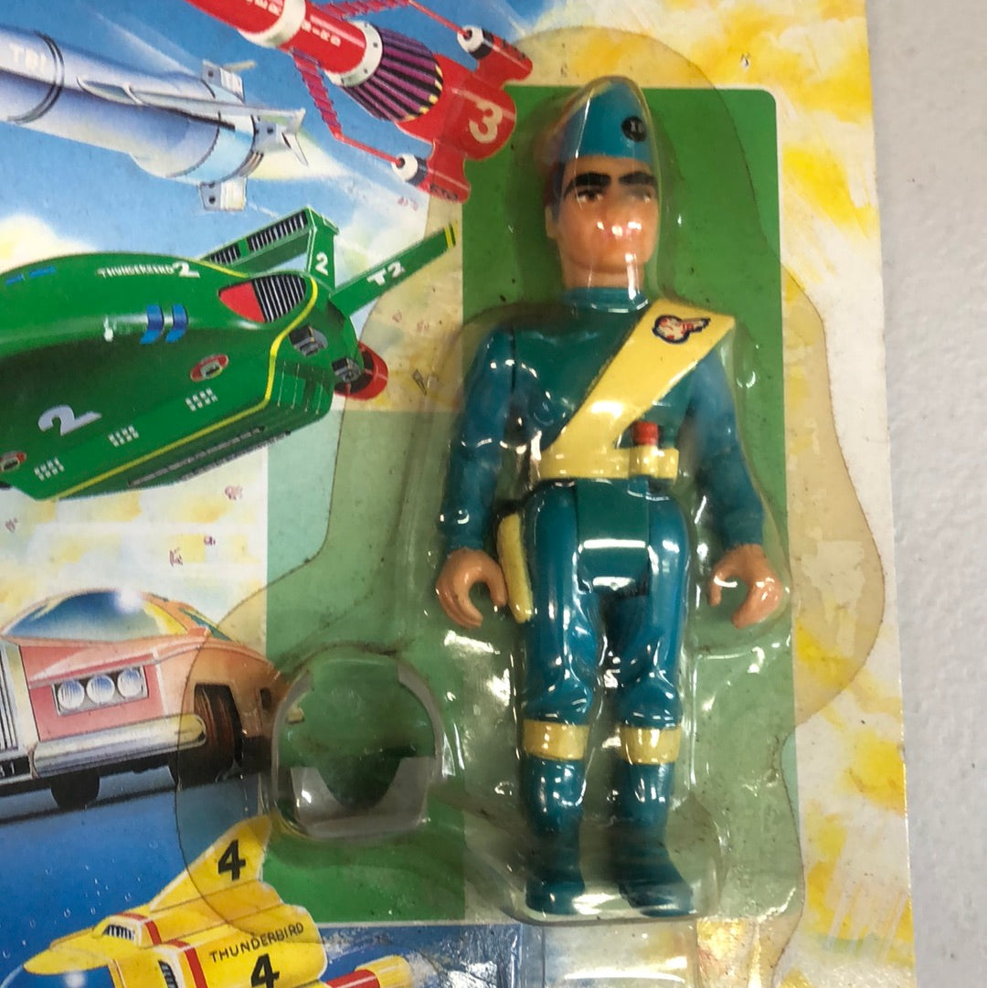 Vintage New Signed Virgil Tracy Yellow Sash Thunderbirds Matchbox 3.5 " Figure. FRENLY BRICKS - Open 7 Days