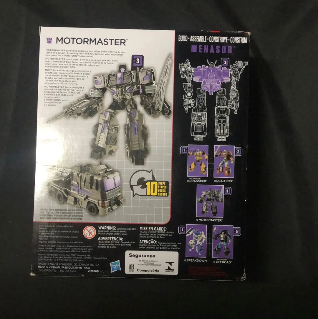 Transformers Combiner Wars MOTORMASTER Voyager MISB Menasor Stunticons G1 2015 FRENLY BRICKS - Open 7 Days