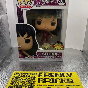 Selena Funko Pop! Vinyl Diamond Glitter Exclusive #205 FRENLY BRICKS - Open 7 Days