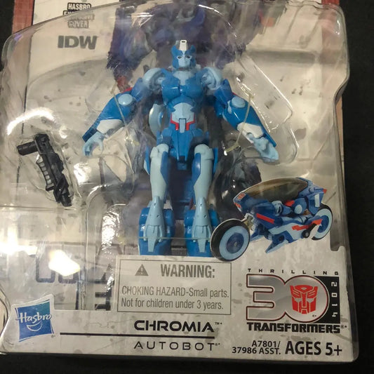 CHROMIA Transformers Generations 30th Deluxe Class 5" Figure IDW Comic Pack 2014 FRENLY BRICKS - Open 7 Days