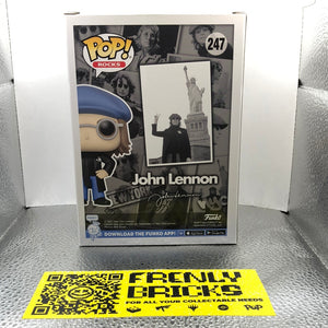 Funko Pop! Rocks John Lennon Peacoat #247   funko shop Exclusive FRENLY BRICKS - Open 7 Days