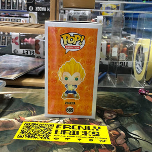 Funko Pop Dragon Ball Z Vegeta Final Flash NYCC 2019 Fall Limited #669 Vinyl FRENLY BRICKS - Open 7 Days