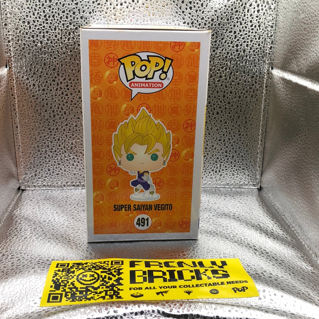 Dragon Ball Z - Super Saiyan Vegito Pop! Vinyl Figure #491 FRENLY BRICKS - Open 7 Days