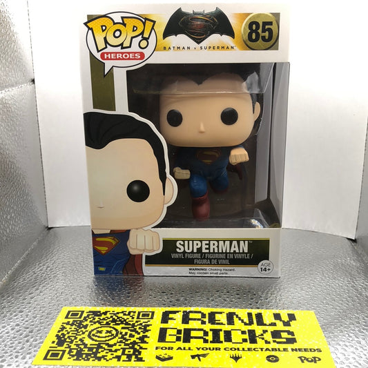 Funko Pop! DC Heroes Batman Vs Superman SUPERMAN #85 Vinyl Figure FRENLY BRICKS - Open 7 Days
