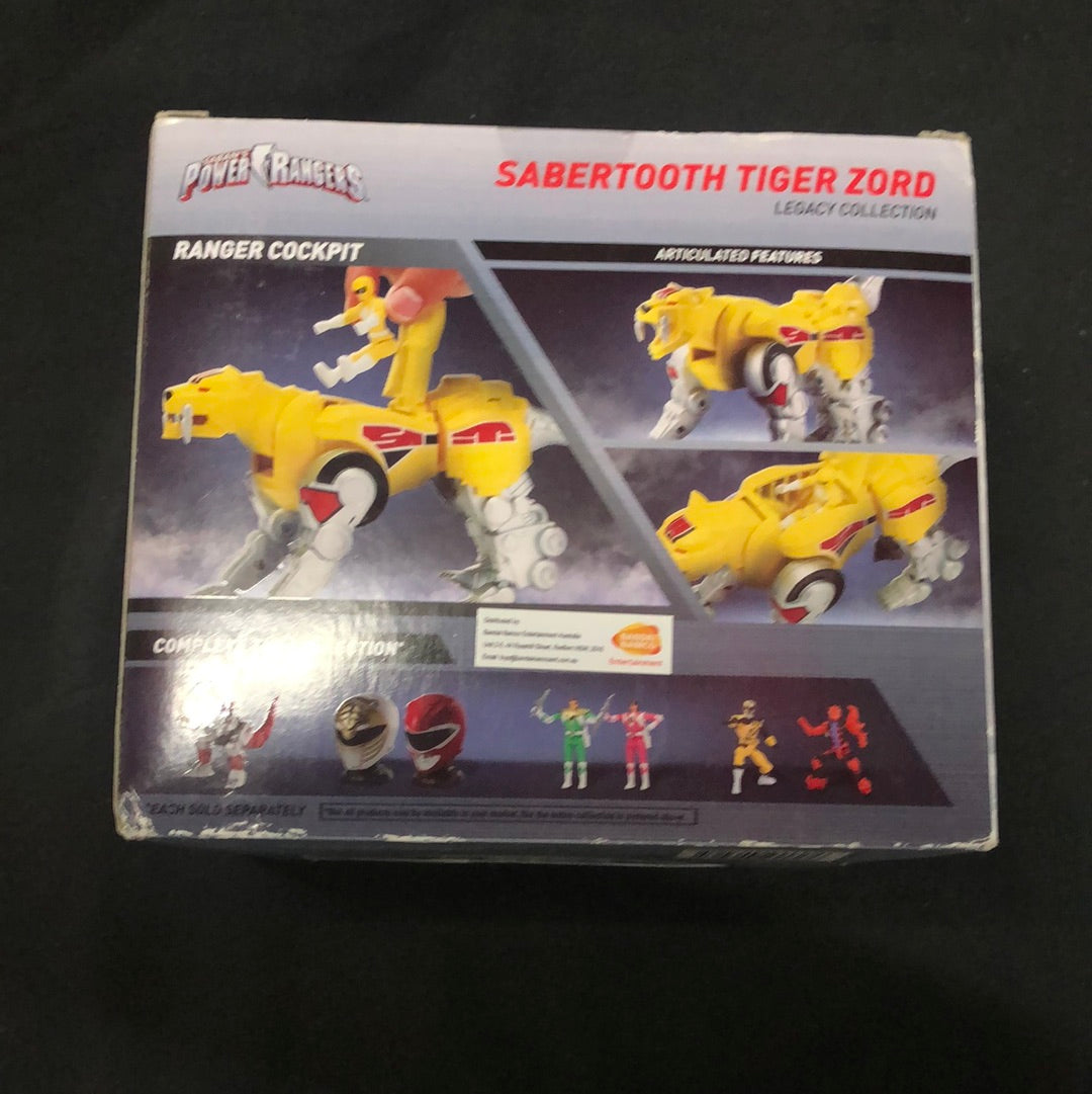 Saban's Mighty Morphin Power Rangers Legacy Collection Sabertooth Tiger Zord FRENLY BRICKS - Open 7 Days