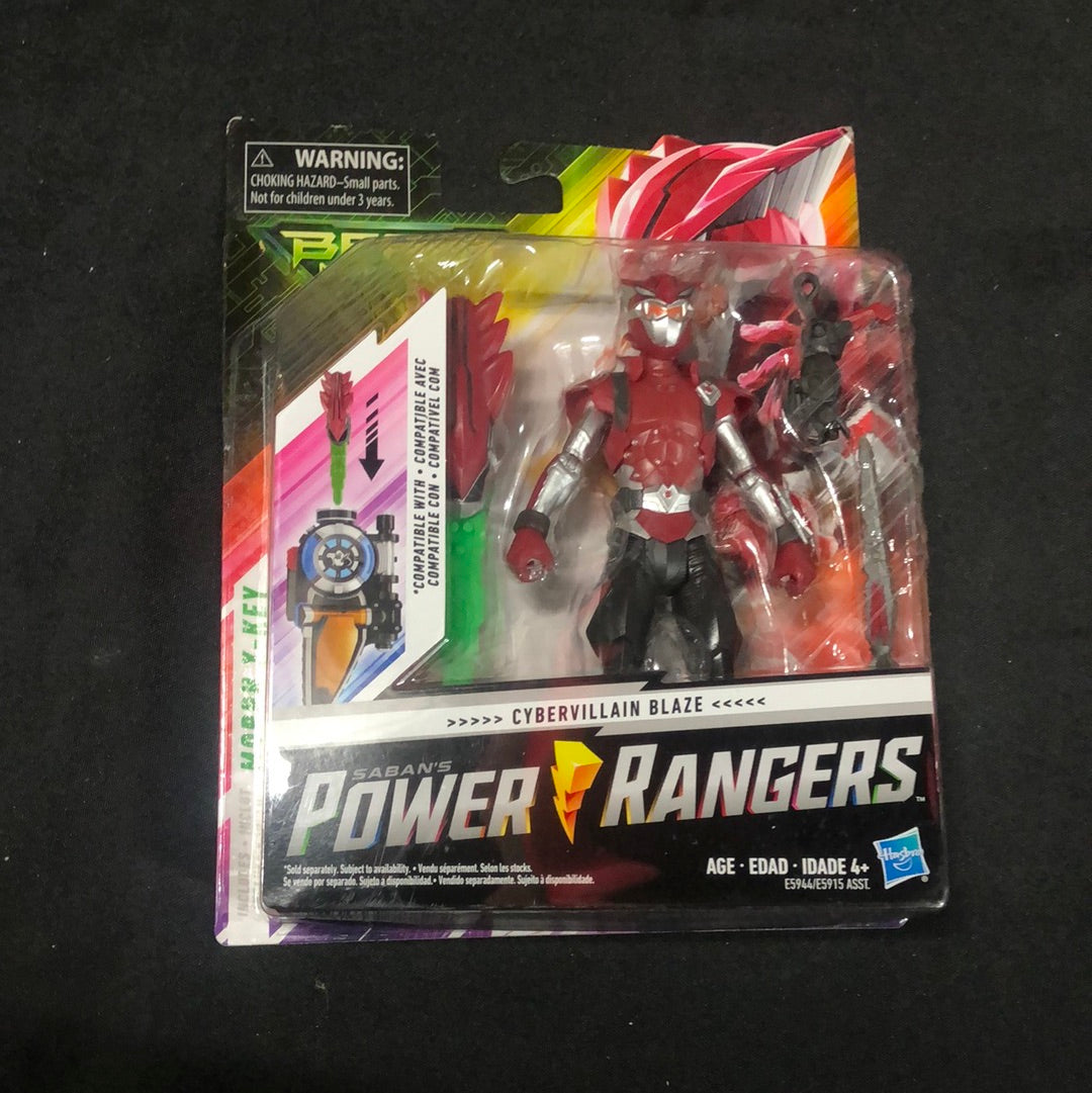 2018 Hasbro Power Rangers Cyber Villain Blaze Beast Morphers Action Figure NEW FRENLY BRICKS - Open 7 Days