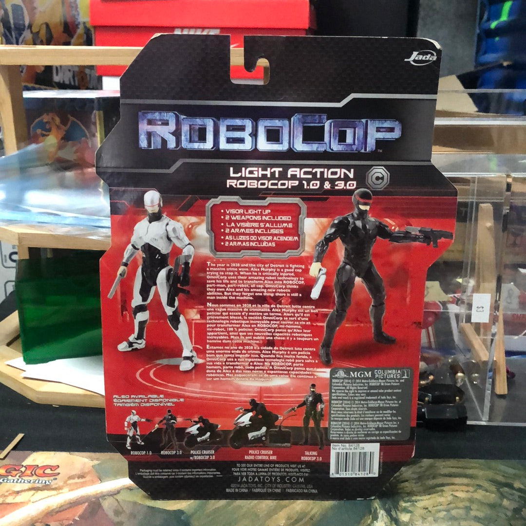 Robocop 6" Action Figure 1.0 Light Action Silver Variant by Jada Toys 2014 Movie FRENLY BRICKS - Open 7 Days