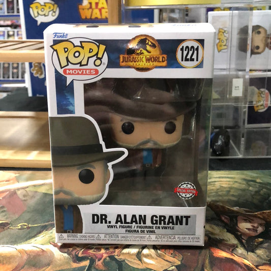 Funko Pop Movies - Jurassic World Dominion - Dr. Alan Grant #1221 FRENLY BRICKS - Open 7 Days