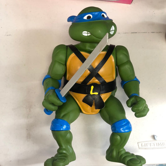TMNT Leonardo Teenage Mutant Ninja Turtles 1989 GIANT 13" Vintage original FRENLY BRICKS - Open 7 Days