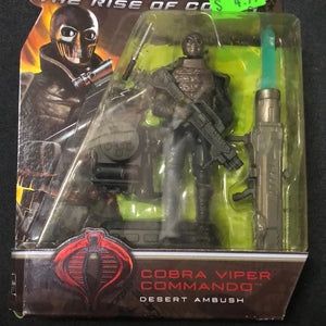 2009 GI Joe The Rise of Cobra Cobra Viper Commander Desert Ambush Figure Hasbro FRENLY BRICKS - Open 7 Days