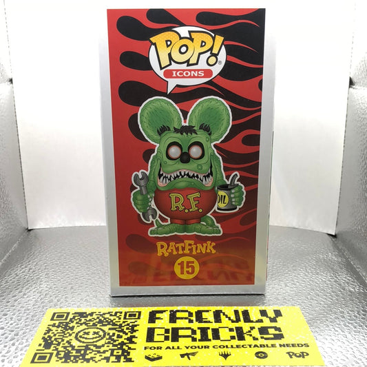 Funko Pop Vinyl 2019 Summer Exclusive Ratfink Green Metallic Rat Fink #15 FRENLY BRICKS - Open 7 Days