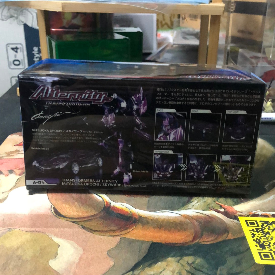 Transformers Alternity A-04 Mitsuoka Orochi Skywarp Purple Action Figure Japan FRENLY BRICKS - Open 7 Days