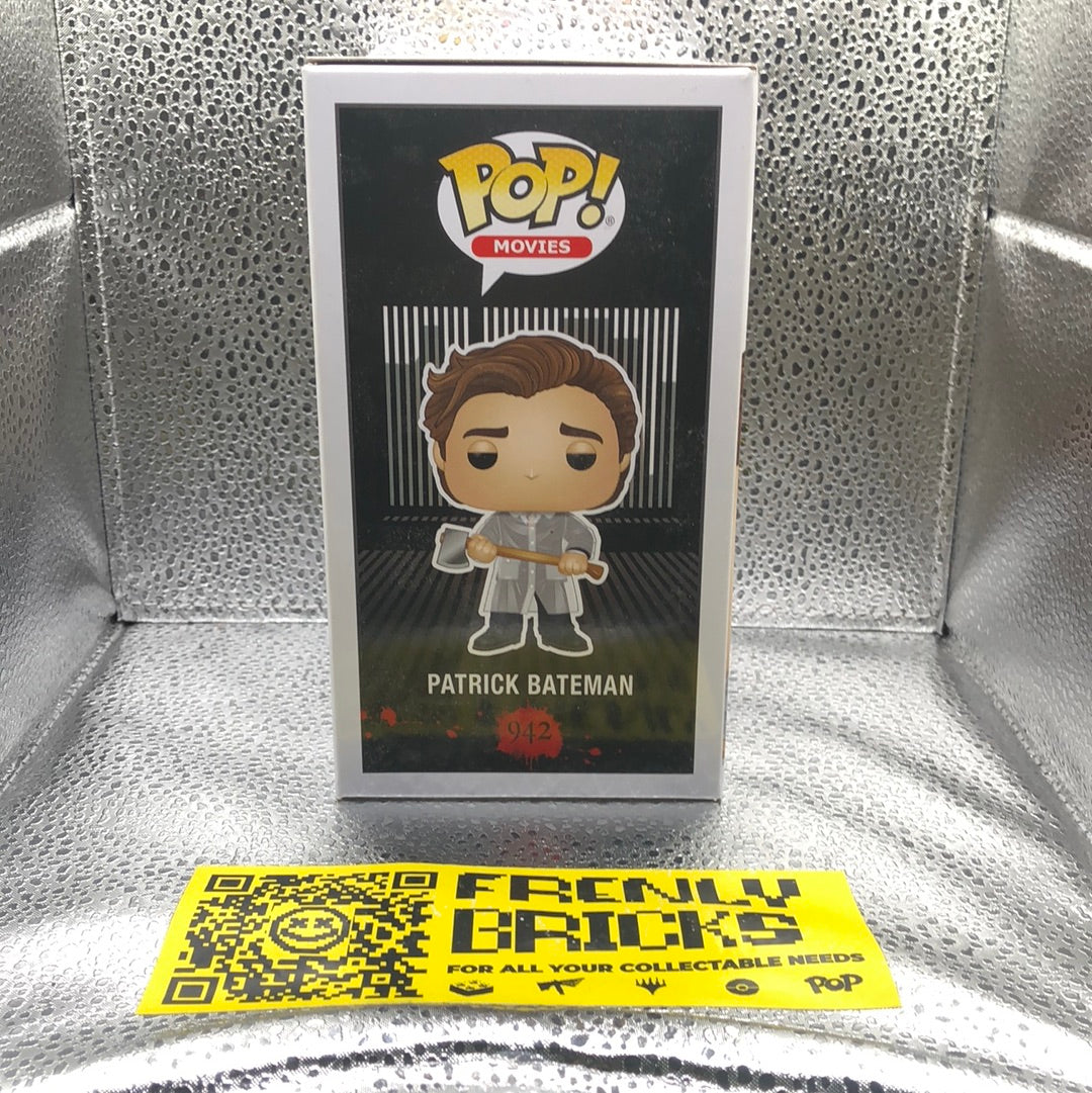 Funko Pop! Movies Patrick Bateman w/Axe #942 MIB Vaulted American Psycho FRENLY BRICKS - Open 7 Days