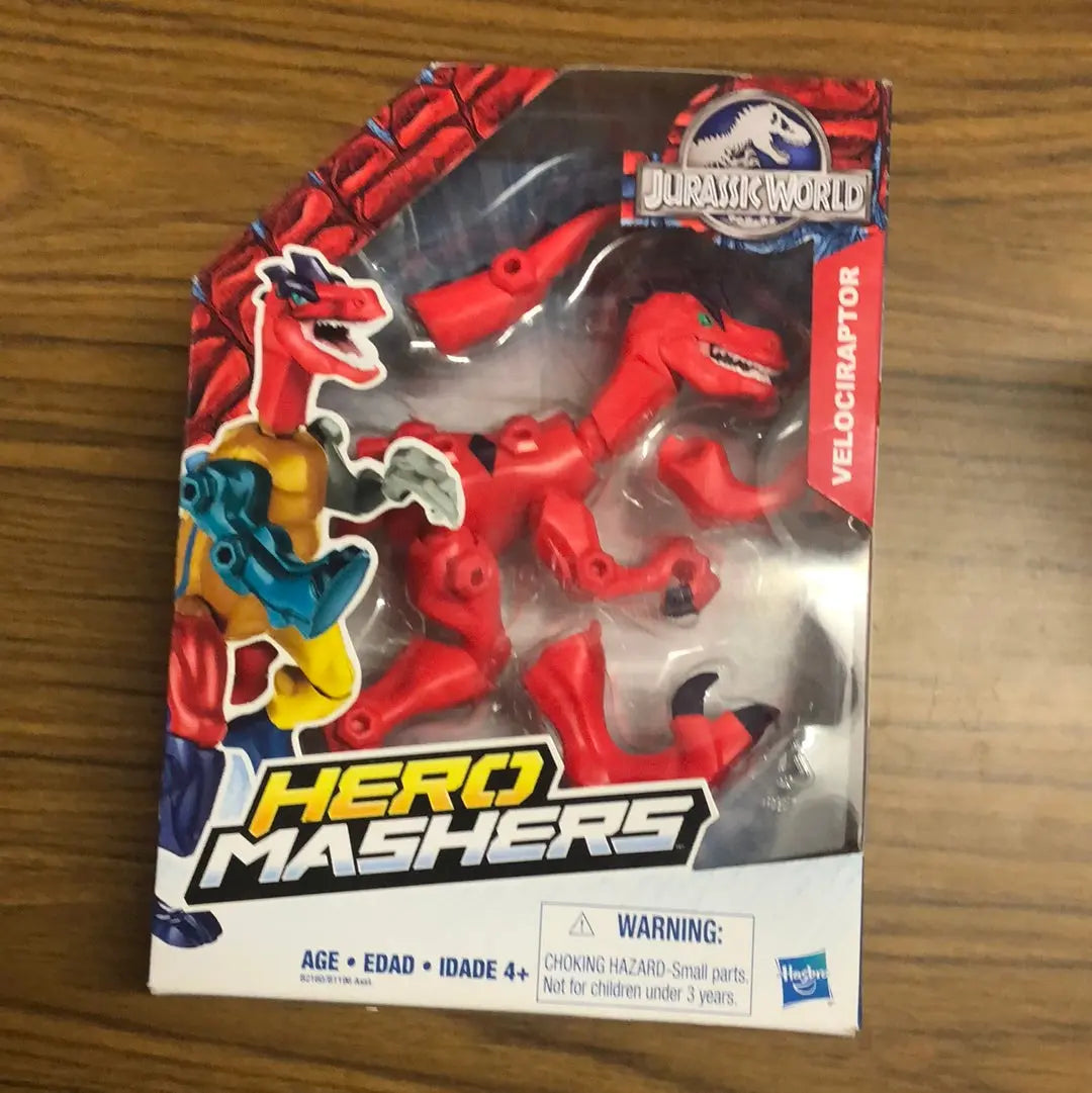 Hasbro Jurassic World Hero Mashers Velociraptor FRENLY BRICKS - Open 7 Days