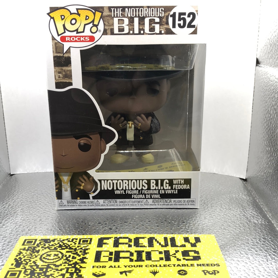 Funko Pop! Rocks Notorious B.I.G #152 Vinyl Figure FRENLY BRICKS - Open 7 Days