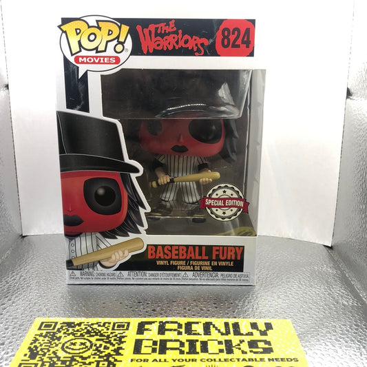 The Warriors Red Baseball Fury Funko Pop Vinyl Figure #824 FRENLY BRICKS - Open 7 Days