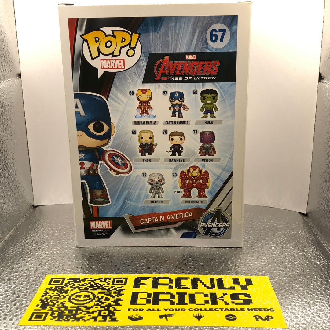 Funko Pop! Vinyl: Captain America #67 Avengers Age of Ultron Figure FRENLY BRICKS - Open 7 Days