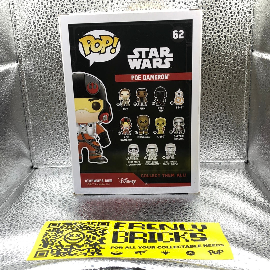 Funko POP! - Star Wars - The Force Awakens - Poe Dameron #62 FRENLY BRICKS - Open 7 Days