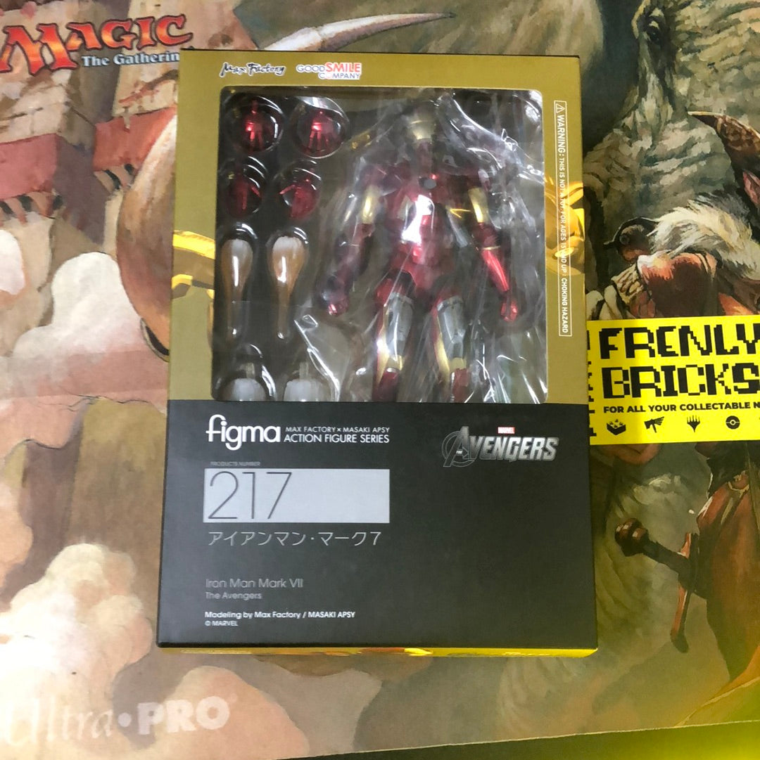 IRON MAN Mark VII Action Figure Good Smile Company Figma #217 Marvel AVENGERS FRENLY BRICKS - Open 7 Days