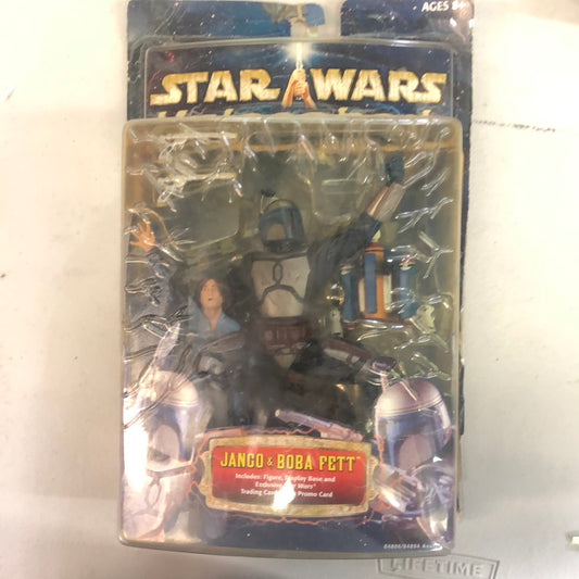 2002 Star Wars Unleashed Jango & Boba Fett 7" Inch Deluxe Action Figure Hasbro FRENLY BRICKS - Open 7 Days