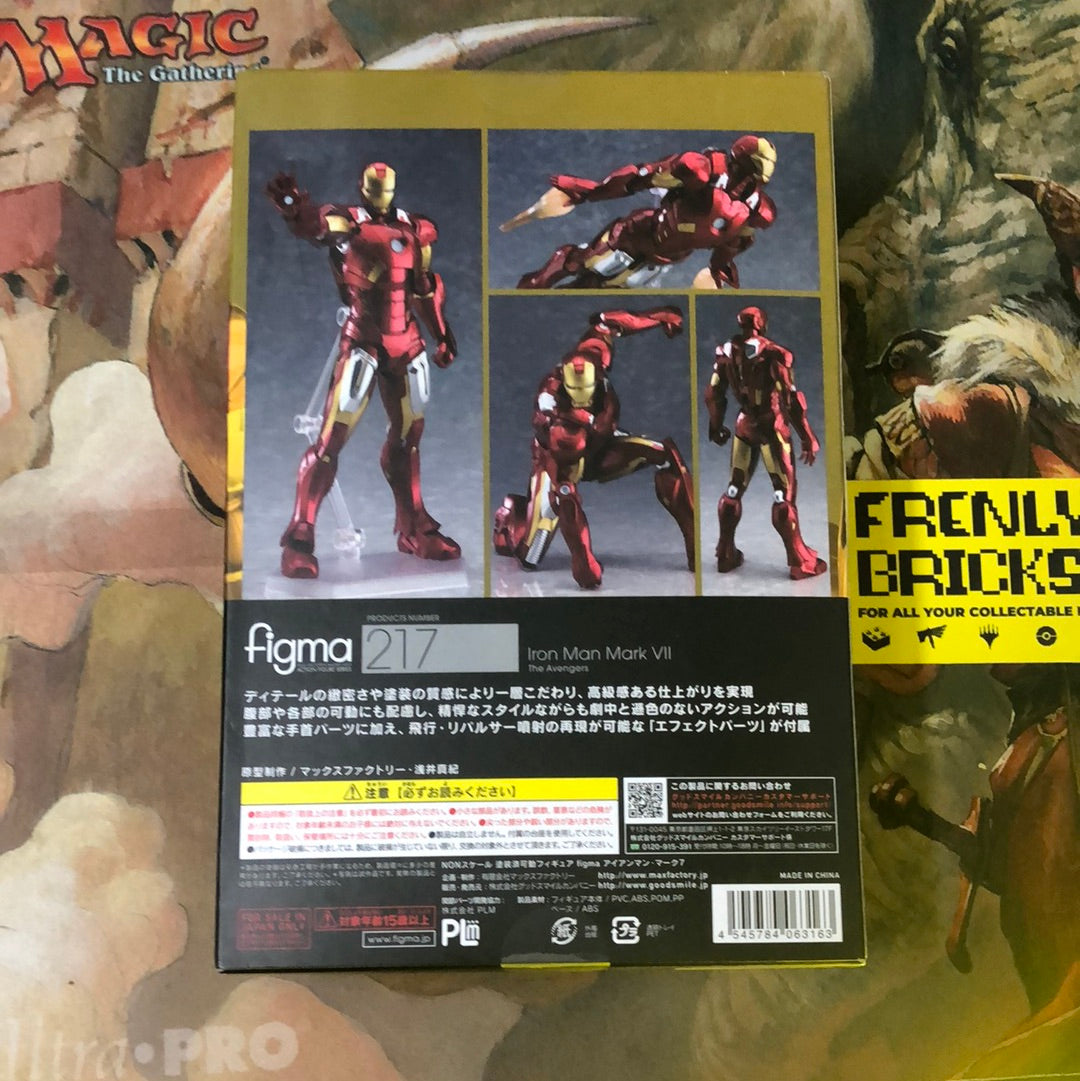 IRON MAN Mark VII Action Figure Good Smile Company Figma #217 Marvel AVENGERS FRENLY BRICKS - Open 7 Days