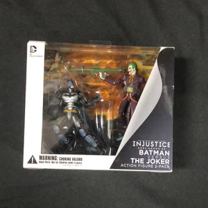 DC Collectibles Injustice Gods Among Us Batman vs Joker 2 pack Figures 3.75