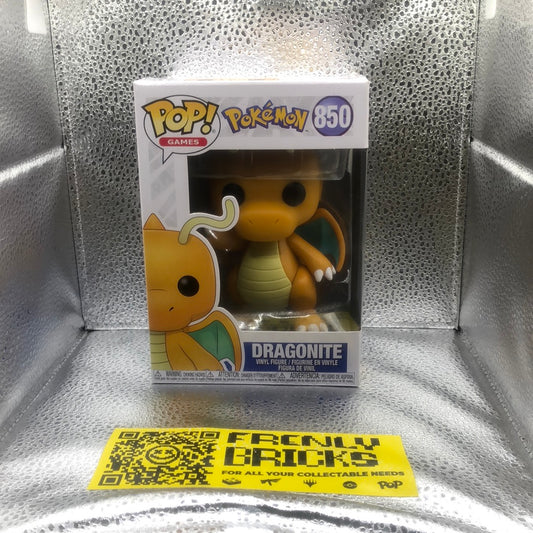 NEW Funko Pop! Games - Pokemon - Dragonite #850 FRENLY BRICKS - Open 7 Days