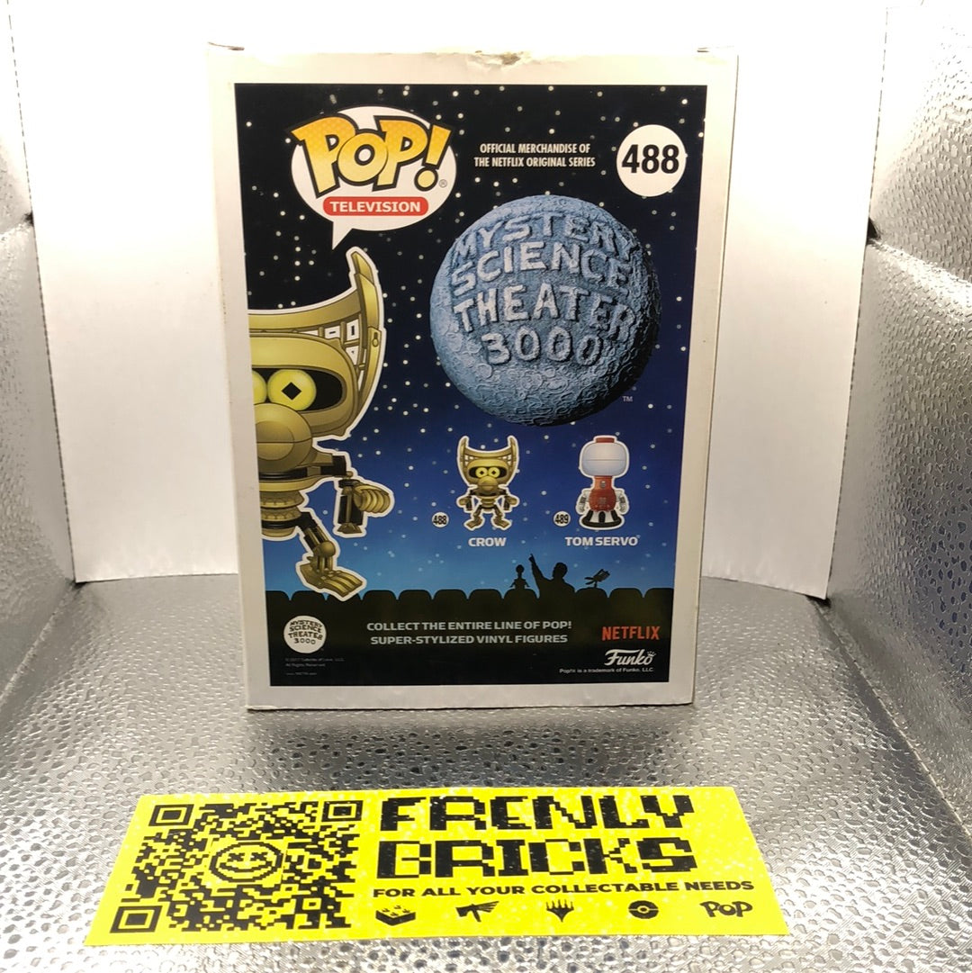 Mystery Science Theater 3000 Crow Pop! Television Vinyl Figure #488 FRENLY BRICKS - Open 7 Days