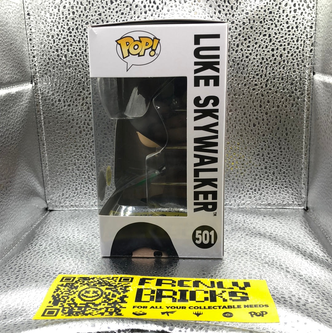 Luke Skywalker Hooded Funko Pop! Vinyl #501 Star Wars Exclusive GITD FRENLY BRICKS - Open 7 Days