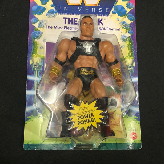 Masters of The WWE Universe Wave 3 The Rock Mattel Action Figure FRENLY BRICKS - Open 7 Days