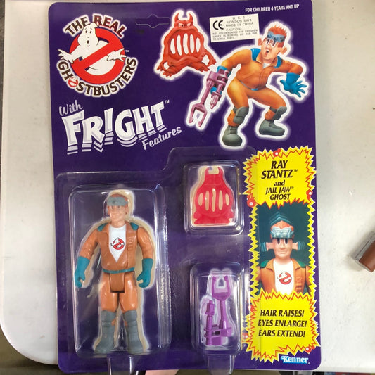 The Real Ghostbusters ~ Fright Features ~ RAY STANTZ (1980's Figure) Vintage Moc FRENLY BRICKS - Open 7 Days