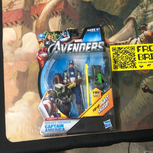 Marvel Avengers Movie 4 Inch Action Figure Rocket Grenade Captain America FRENLY BRICKS - Open 7 Days