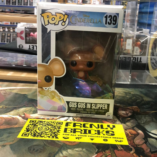 Funko Pop! Disney Cinderella Gus Gus in Slipper #139 FRENLY BRICKS - Open 7 Days