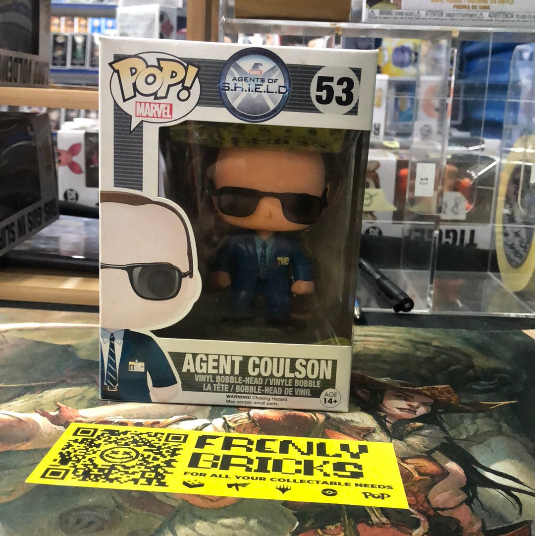 Funko Pop! Vinyl: Marvel - Agent Coulson #53 FRENLY BRICKS - Open 7 Days