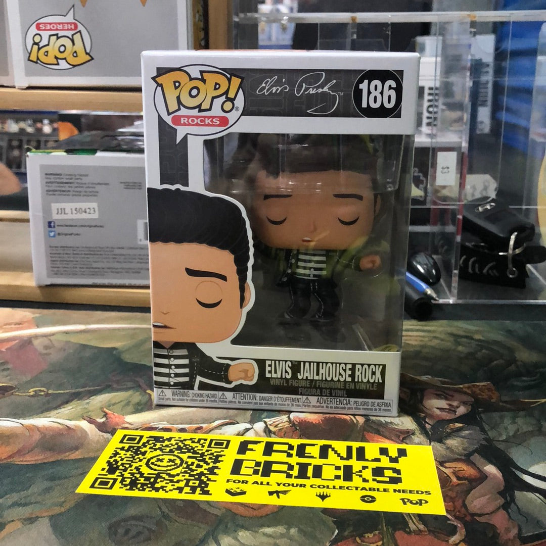 Elvis Presley Jailhouse Rock Pop! Vinyl Figure #186 FRENLY BRICKS - Open 7 Days