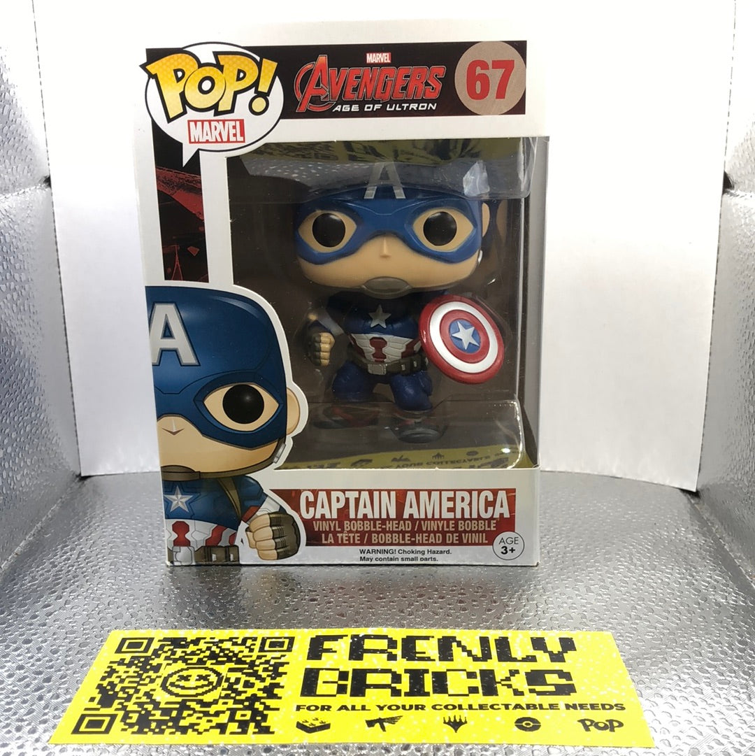 Funko Pop! Vinyl: Captain America #67 Avengers Age of Ultron Figure FRENLY BRICKS - Open 7 Days