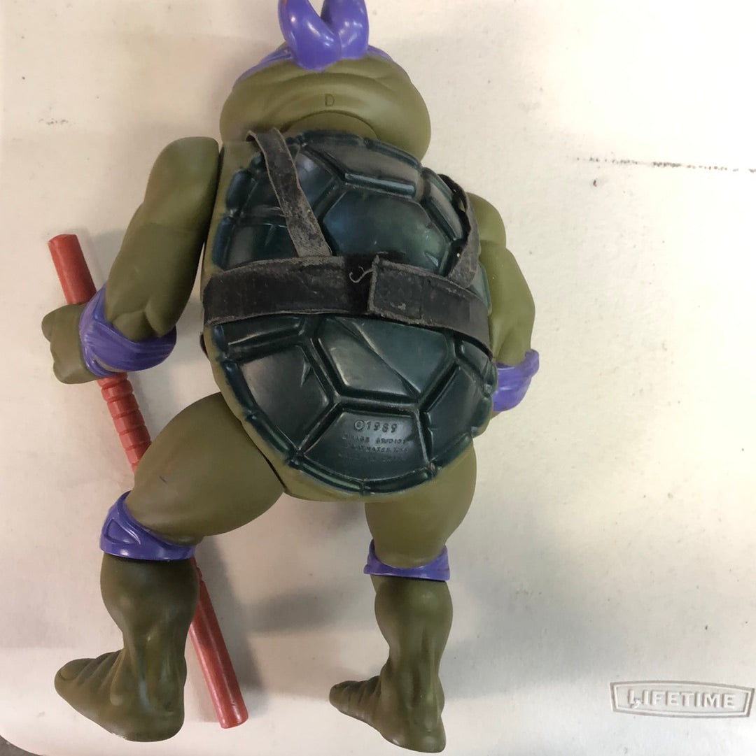 Vintage 1989 TMNT Teenage Mutant Ninja Turtles Donatello Large 13" Inch Figure FRENLY BRICKS - Open 7 Days