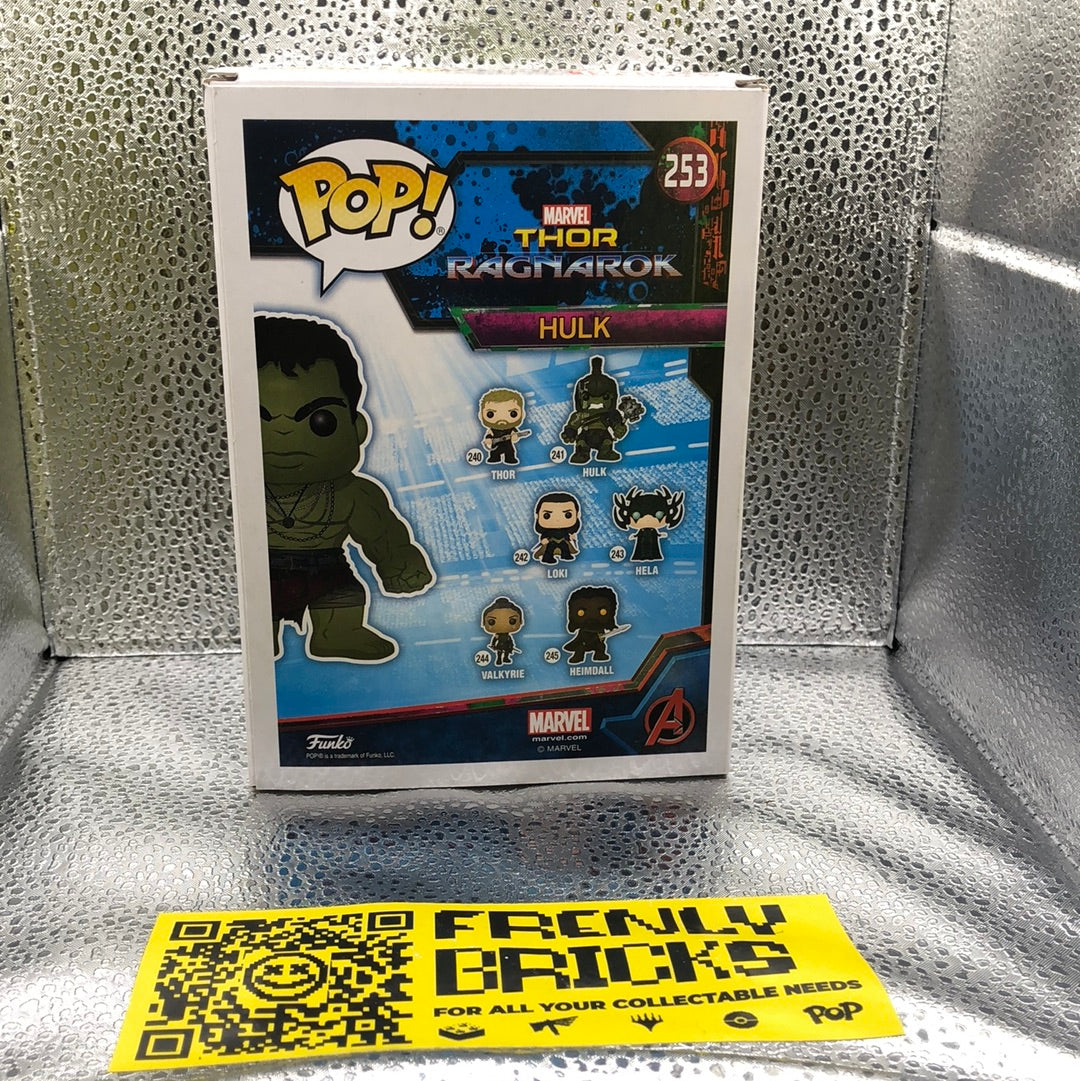 Funko Pop! Marvel: Thor Ragnarok: Hulk (Casual) Fall Convention Exclusive #253  FRENLY BRICKS - Open 7 Days