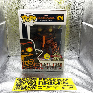 Funko Pop! Vinyl: Marvel - Molten Man (Glow)  #474 FRENLY BRICKS - Open 7 Days