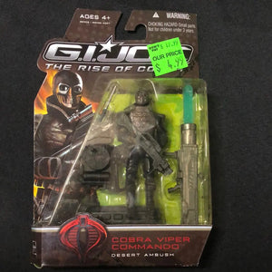 2009 GI Joe The Rise of Cobra Cobra Viper Commander Desert Ambush Figure Hasbro FRENLY BRICKS - Open 7 Days