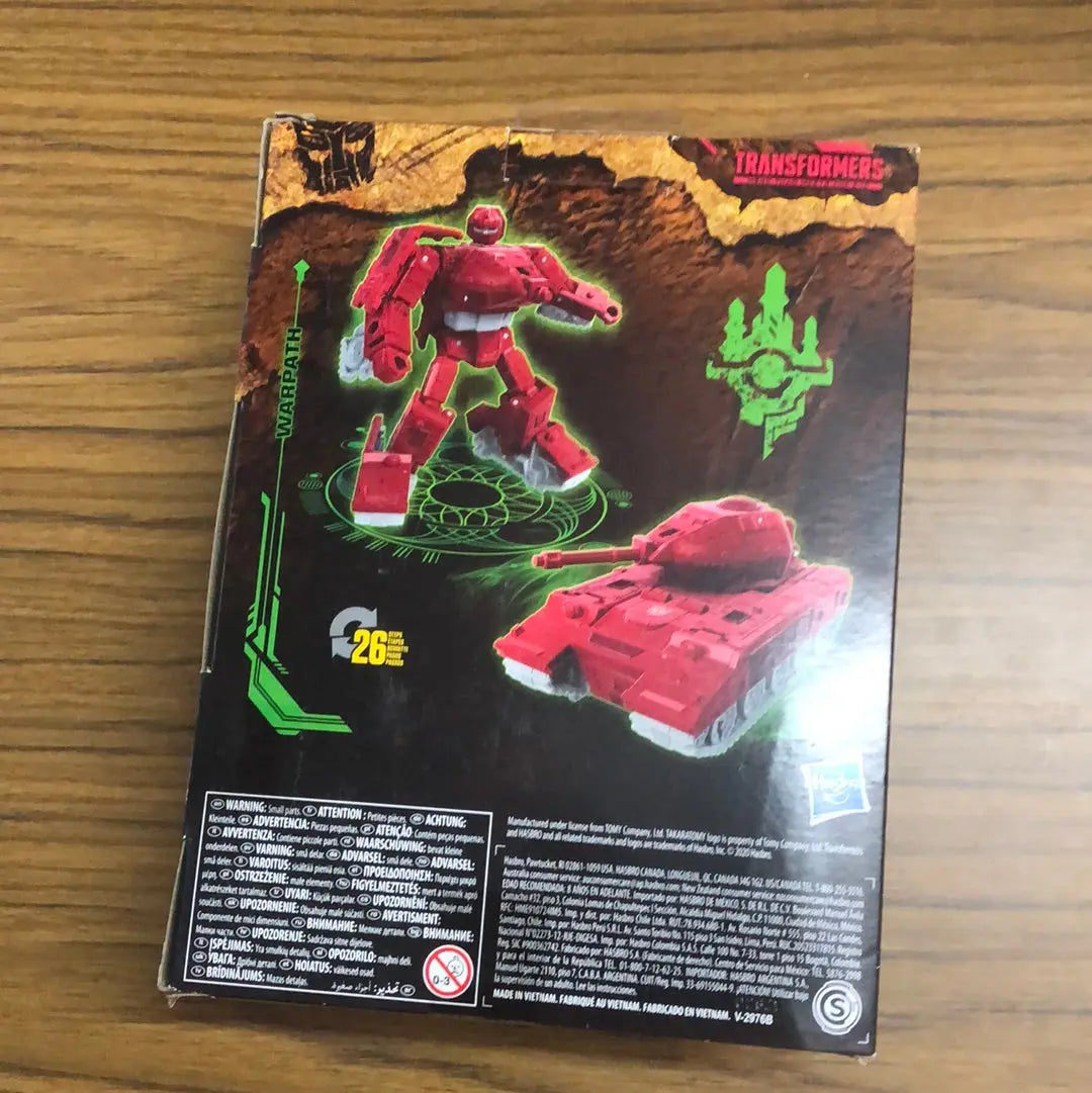 Transformers: Generations - Warpath War for Cybertron Kingdom Deluxe 5.5” Figure FRENLY BRICKS - Open 7 Days