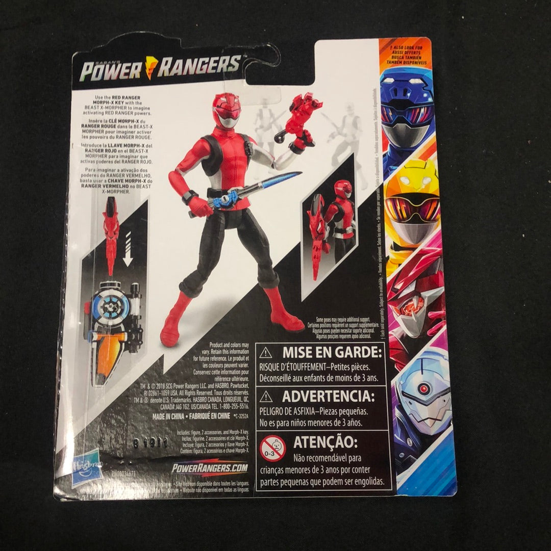 New Genuine Power Rangers Beast X Morphers Red Ranger Red Fury Mode Figure FRENLY BRICKS - Open 7 Days