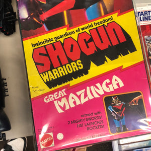 VINTAGE SHOGUN WARRIORS THE GREAT MAZINGA + BOX 1977 MATTEL JAPAN ROBOT FRENLY BRICKS - Open 7 Days