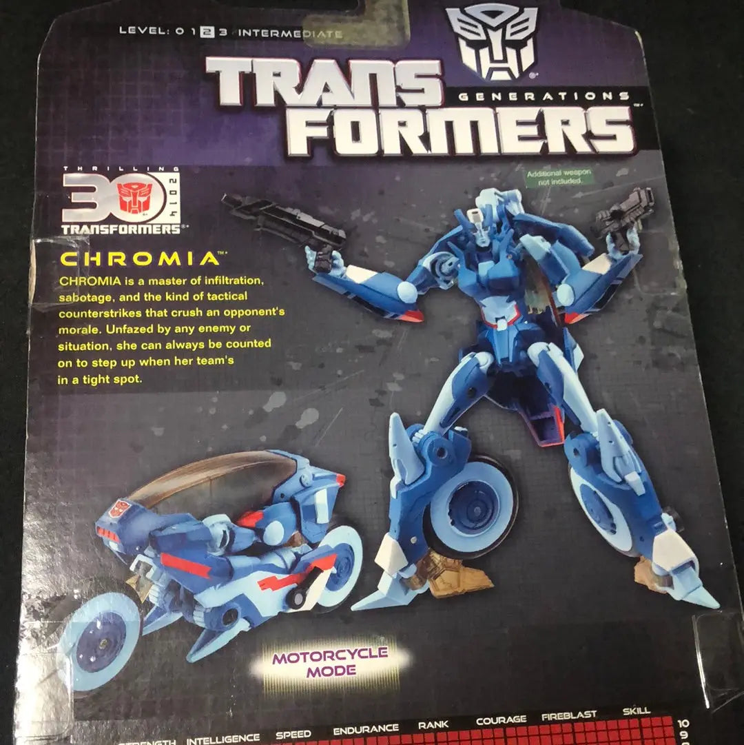 CHROMIA Transformers Generations 30th Deluxe Class 5" Figure IDW Comic Pack 2014 FRENLY BRICKS - Open 7 Days