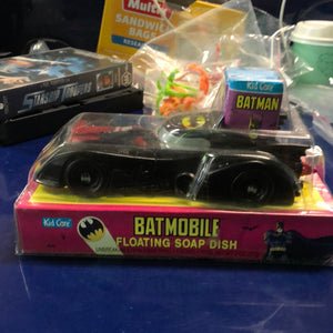 Batman Batmobile Floating Soap Dish w/ 3 Kid Sized Soap Bars by Kid Care FRENLY BRICKS - Open 7 Days